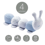 Hračka húsenica edukačná 4 aktivity Lapidou