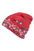 Fleecová čiapka detská Lienky červená