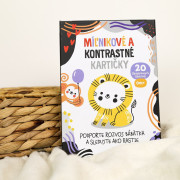 Míľnikové a kontrastné kartičky 2v1 Edukid