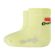 Ponožky detské nízke Outlast® - citrónová