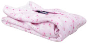Letný 3D spací vak bambus ružový zajac