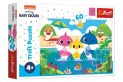 Puzzle Žraločia rodinka/Baby Shark na dovolenke 60 dielikov