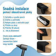 Ochranná páska penová na ochranu hrán a rohov nábytku 2 m Sipo