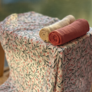 Prikrývka bambusová mušelínová 2 ks 120 x 120 cm Misty Petite&Mars