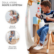 Stolička jedálenská Sienna Kinderkraft