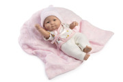 New Born dievčatko - realistická bábika bábätko s celovinylovým telom 855 - 25 cm Guca