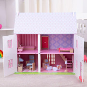 Ružový domček pre bábiky Bigjigs Toys