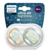 Cumlík Ultra air nočný 18 m+ neutral, 2 ks Philips Avent