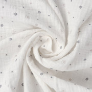 Mušelínové prestieradlo Dizajn s gumou 60 x 120 cm BabyMatex