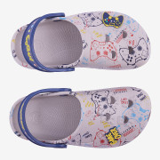 Detské clogsy nazúvaky Little Frog sivé/navy game amulet Coqui