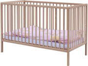 Detská postieľka s kompletnou výbavou Scarlett 120 x 60 cm Mráčik - ružová 2. AKOSŤ