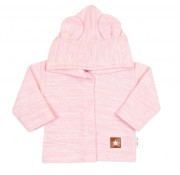 Pletená sada oblečenia pre bábätko Star 5dielna ružová Baby Nellys