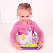 Magnetické vertikálne puzzle zámok Bigjigs Toys
