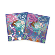 Kreatívna sada Mini Morské panny Trblietavé piesky Janod Atelier