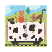 Kúzelné čítanie Leporelo Vlakom celým rokom