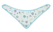 Detský podbradník-šatka Akuku 2 ks sova-srdiečka