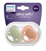 Cumlík Ultrasoft Premium neutral 18 m+, 2 ks Philips Avent