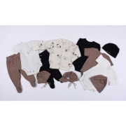 Mikina rozopínacia béžová psíkovia Little Angel