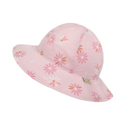 Dievčenské klobúk mušelín Flower - ružová Esito