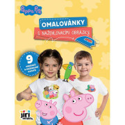 Omaľovánky s nažehľovacími obrázkami Prasiatko Peppa