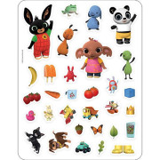 Hra so silikónovými samolepkami Bing