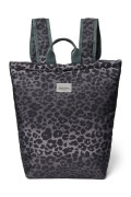 Puffy Adult Backpack - batoh Black Leopard Studio Noos