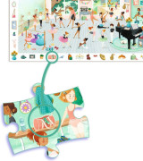 Vyhľadávacie puzzle Tanečná škola Djeco