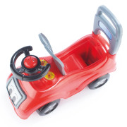 Odrážadlo auto s operadlom Červené