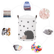 Kôš na hračky bavlnený uzatvárateľný 43 l Sipo