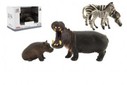 Zvieratká safari ZOO 11 cm súprava 2 druhy 2 ks