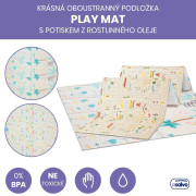 Hracia podložka Play Mat XXL 200 x 180 cm Animals city Asalvo