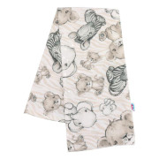 Flanelová plienka s potlačou 70 x 80 cm New Baby