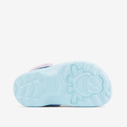 Dievčenské nazúvaky clogsy Little Frog Pastelovo modré Coqui