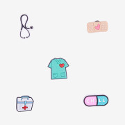 Amulety - ozdoby na topánky Amuletz Starostlivosť o zdravie mix Coqui