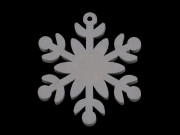 Drevené dekorácie vianočné na zavesenie/domaľovanie