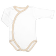 Bavlnená súprava pre bábätko do pôrodnice 6D Made with love béžová Baby Nellys