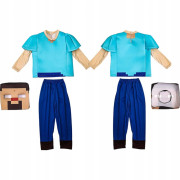 Detský kostým Minecraft Steve