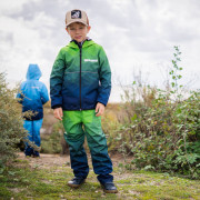 Softshellová bunda detská Mozaika zelená Wamu