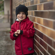 Detská zimná softshellová bunda s baránkom Lamb Red Esito