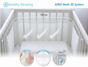 Bavlnený mantinel do postieľky Bump Air Design 180 cm Babymatex