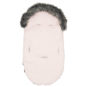 Detský fusák New Baby s kožúškom dusty pink