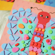 Nalepovacia mozaika Prvé zvieratká