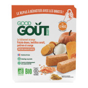 Good Gout BIO BLW Tyčinky z červenej šošovky a tekvice (120 g)