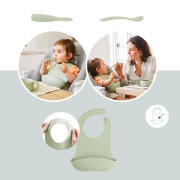 Silikónová jedálenská súprava Baby First meal set Mini Babymoov