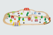 Drevená vláčikodráha 90 ks Viga