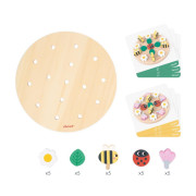 Didaktik Vzdelávacia hra priestorové usporiadanie Moja prvá mandala s predlohami Janod