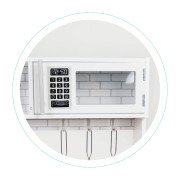 Detská drevená kuchynka s LED osvetlením a hrncami