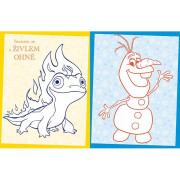 Omaľovánky s voskovkami Ľadové kráľovstvo