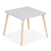 Detská sada nábytku - Stôl + 2x stolička - šedá