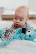 Zaspávač babyted hryzátko, hrkálka plyš 25x25 cm 0 m+